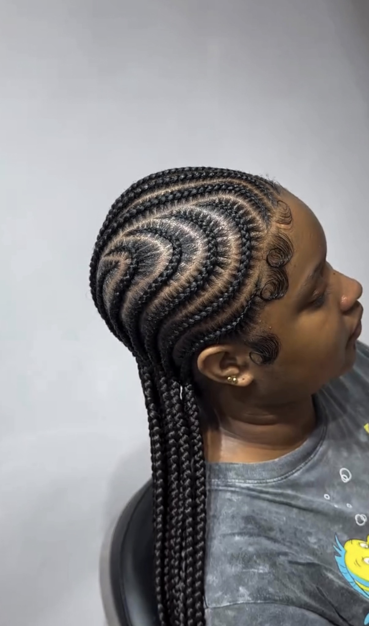 Straight Back Cornrows